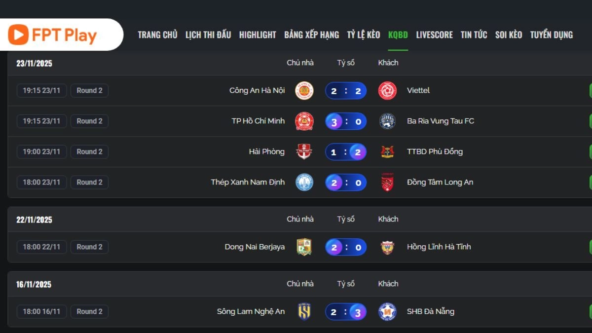 Quy trình cập nhật kết quả bóng đá chuyên nghiệp